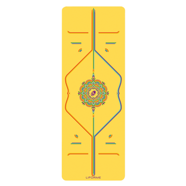 VNP Liforme Rainbow Yoga Mat Yellow Hope - gestito