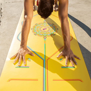 VNP Liforme Rainbow Yoga Mat Yellow Hope - Factory Second