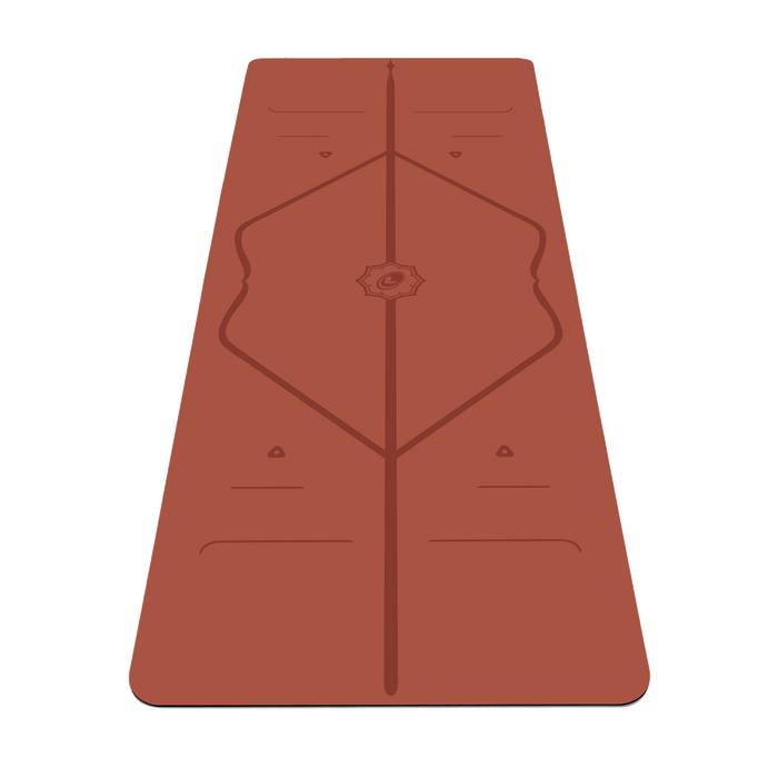 Liforme Classic Yoga Mat showing front view with AlignForMe® posture alignment and non-slip eco-friendly surface