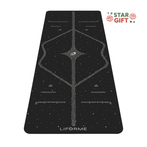 Liforme Magic Galaxy Yoga Mat - Gold & Silver