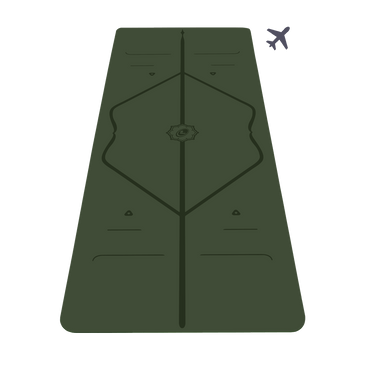 Liforme Classic Reisyogamat met AlignForMe® houdingsuitlijning en antislip milieuvriendelijk oppervlak