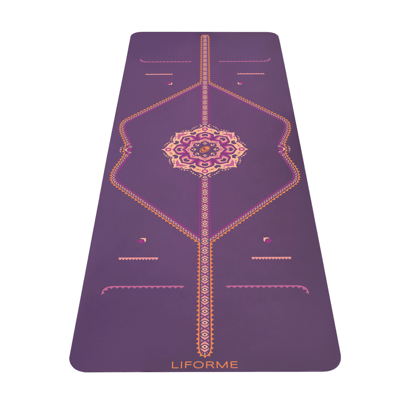 Mat de yoga Lotus en fleur de vie