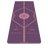 Liforme Blossoming Lotus Tapis de yoga XL montrant une vue de face avec AlignForMe® alignement de la posture et surface écologique antidérapante