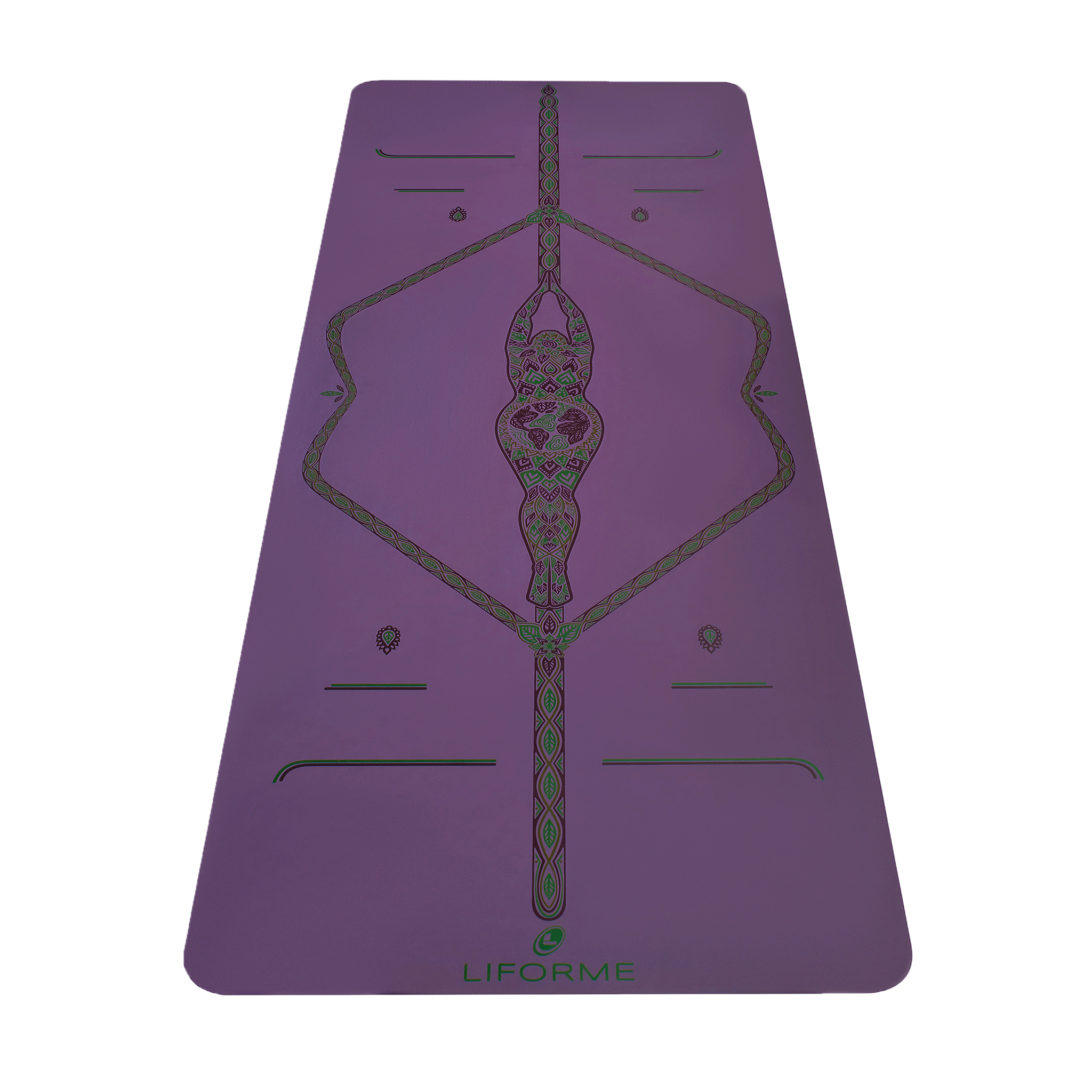Liforme Mother Earth Yoga Mat - Eco-Friendly, Non-Slip Yoga Mat