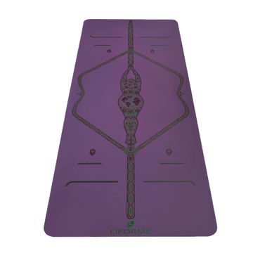 Liforme Mother Earth Yoga Mat with AlignForMe® posture alignment and non-slip eco-friendly surface