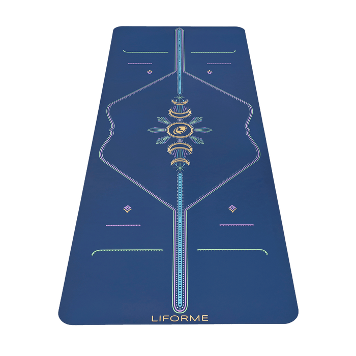 VNP Cosmic Moon Dusk Blue Yoga Mat - Factory Second - Liforme