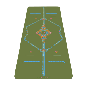 VNP Liforme Mindful Garden Yogamatte Olive - Fabrik Sekunde