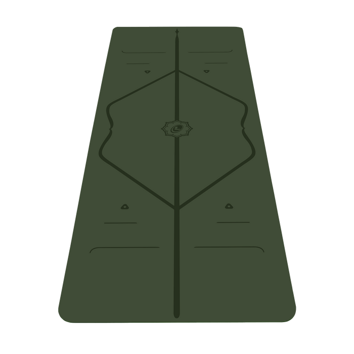 Liforme Classic Yoga Mat with AlignForMe® posture alignment and non-slip eco-friendly surface
