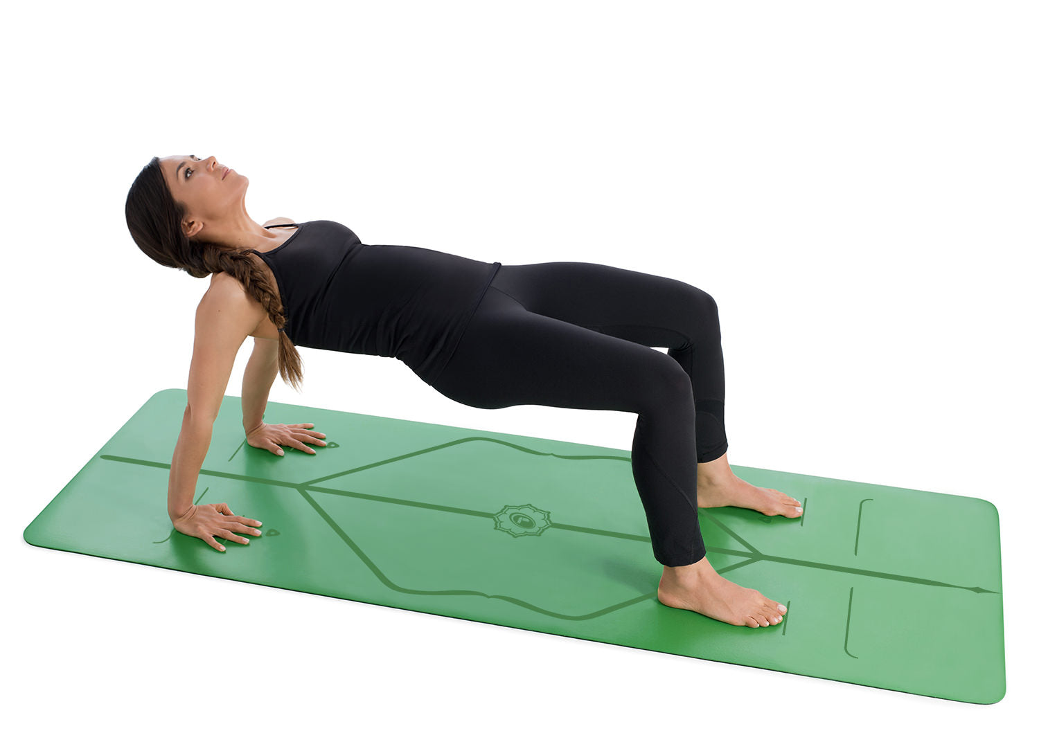 Original Liforme Yoga Mat - Grey  Unrivalled Grip & Alignment System