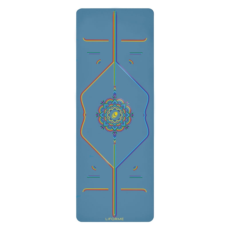 VNP Liforme Rainbow Yoga Mat Blue Sky - Factory Second