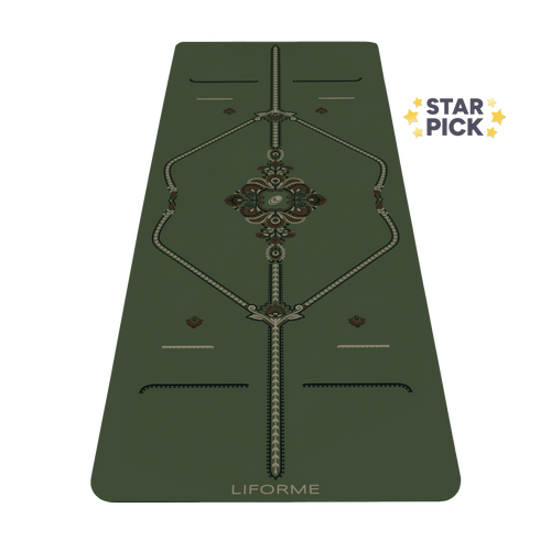 Liforme Deep Forest Mindful Garden Yoga Mat