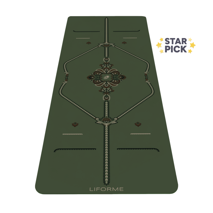 Liforme Deep Forest Mindful Garden Yoga Mat