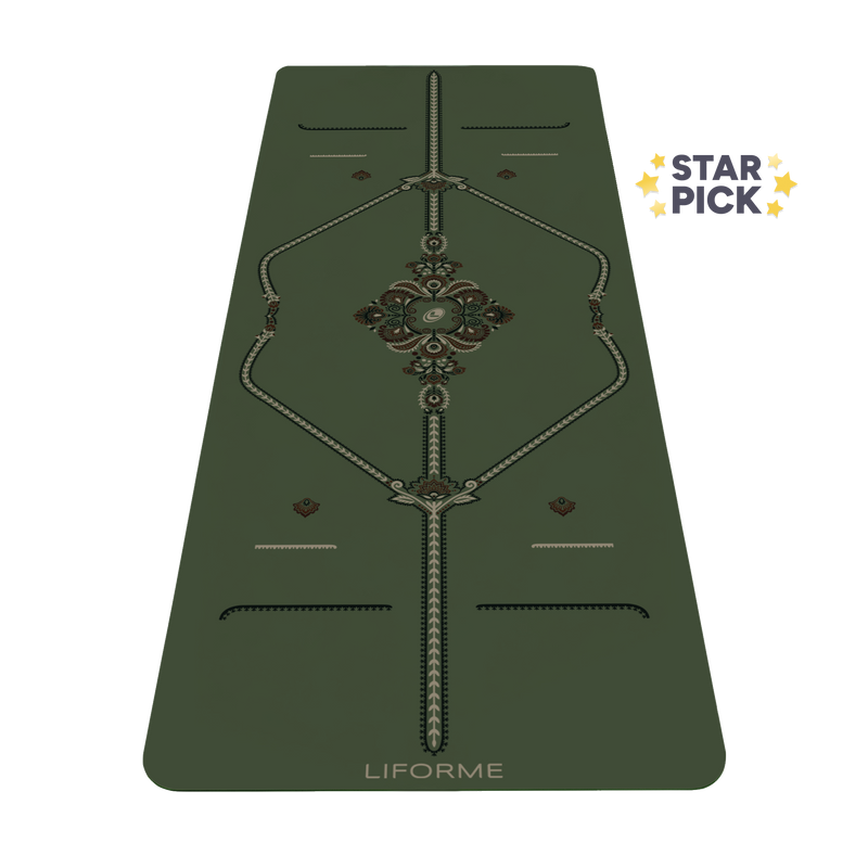 Liforme Deep Forest Mindful Garden Yoga Mat