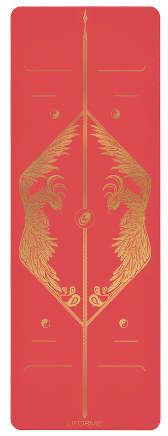 Liforme Dragon & Phoenix Yoga Mat