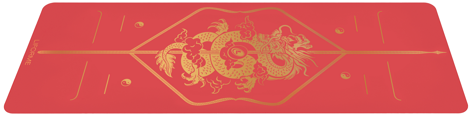 Liforme Drachen- und Phönix-Yogamatte