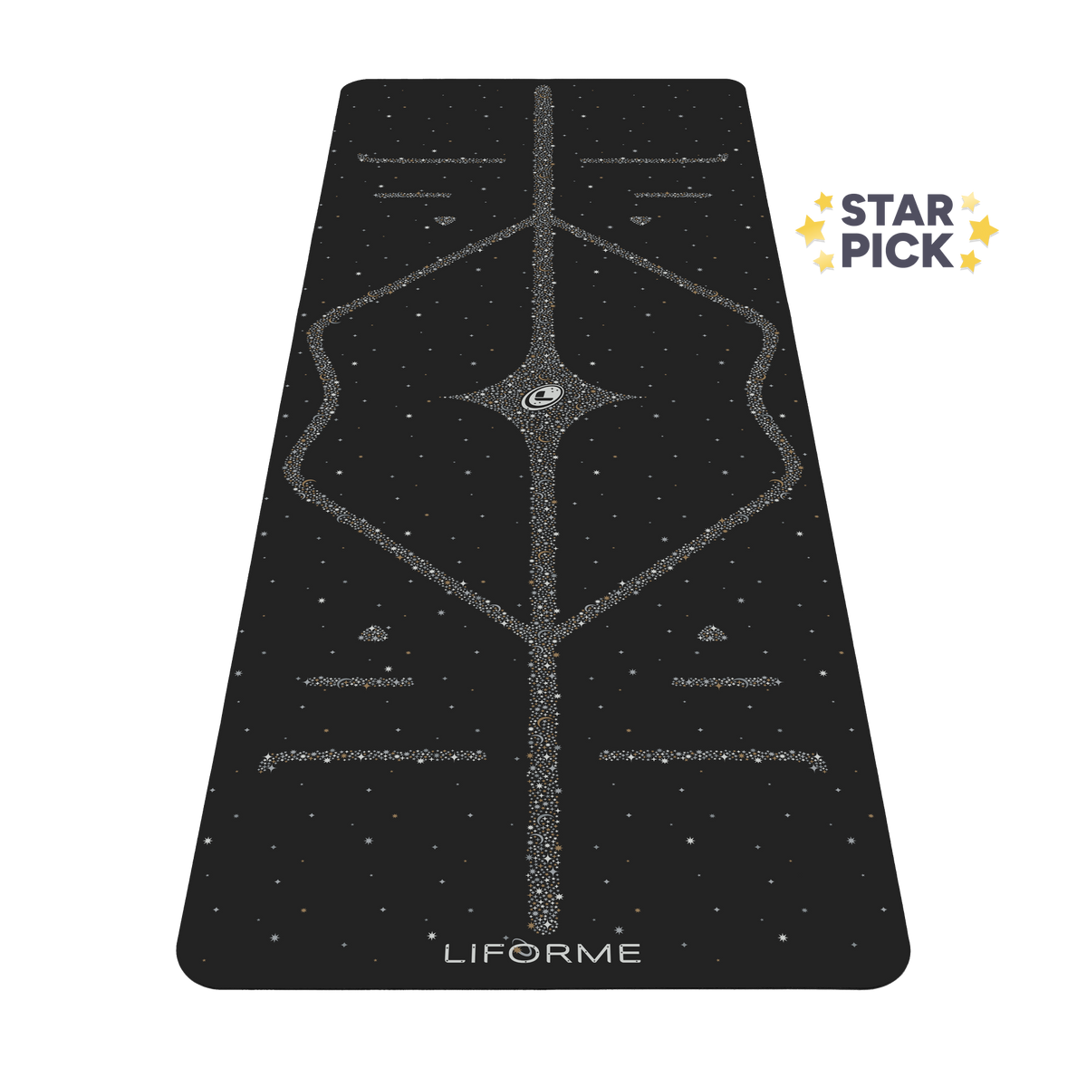 Magic Galaxy Tappetino yoga Oro e argento