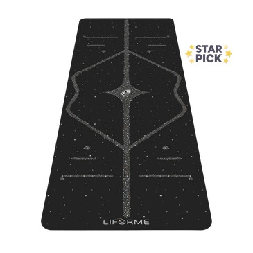 Liforme Magic Galaxy Yoga Mat - Gold & Silver
