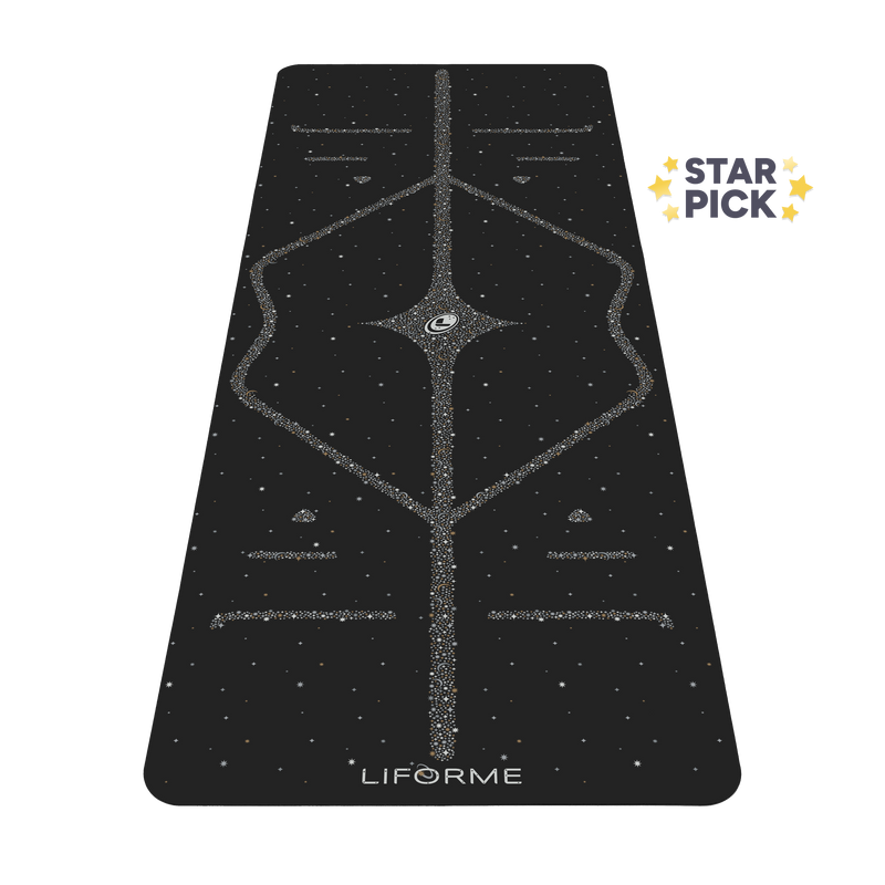 Liforme Magic Galaxy Yoga Mat - Gold & Silver
