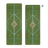Liforme Mindful Garden Yoga Mat & Travel Mat Bundle with AlignForMe® posture alignment and non-slip eco-friendly surface