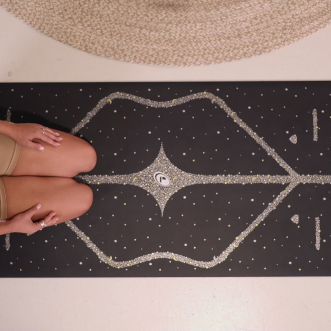 Liforme Magic Galaxy Yoga Mat - Gold & Silver | Liforme