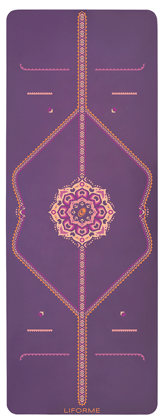 Mat de yoga Lotus en fleur de vie