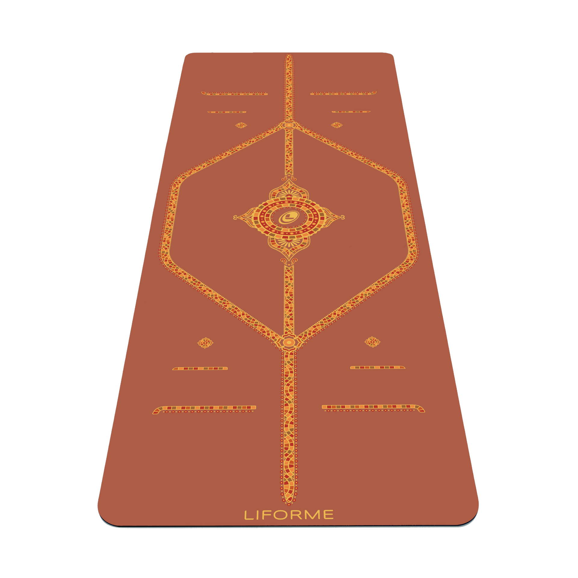 liforme ヨガマット Liforme Tantalising Terracotta Yoga Mat | Liforme