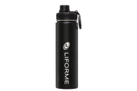 Liforme Water Bottle 710ml - Black image 1