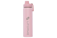 Liforme Water Bottle 710ml - Pink image 1