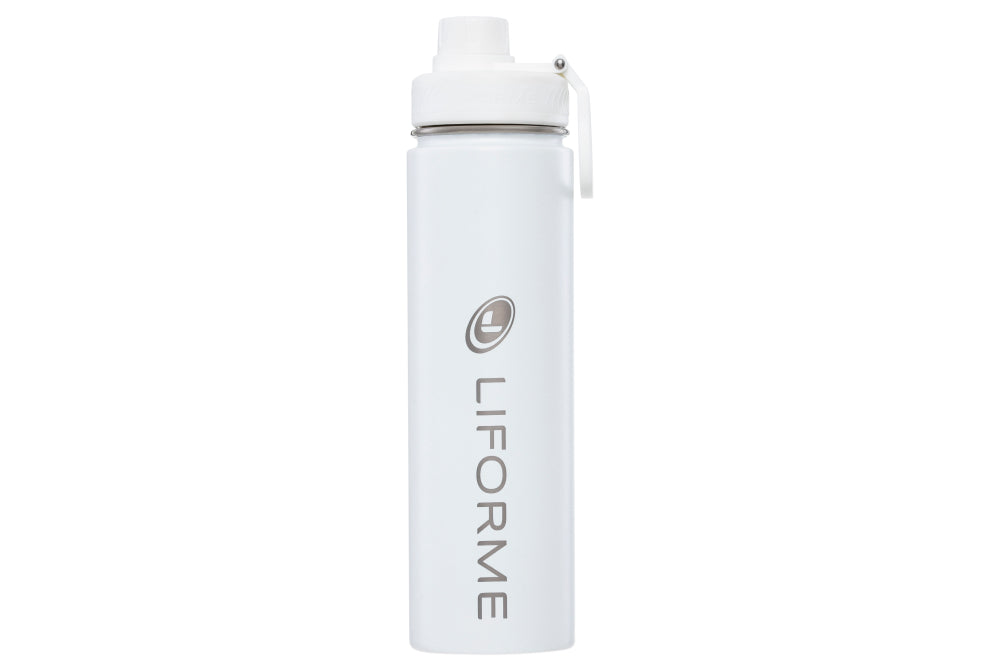 Liforme Water Bottle 710ml White Water Bottles