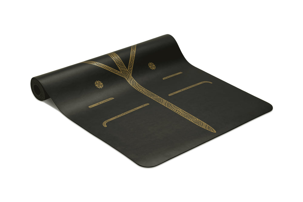 Liforme Black & Gold Yoga Mat  Unrivalled Grip & Alignment System
