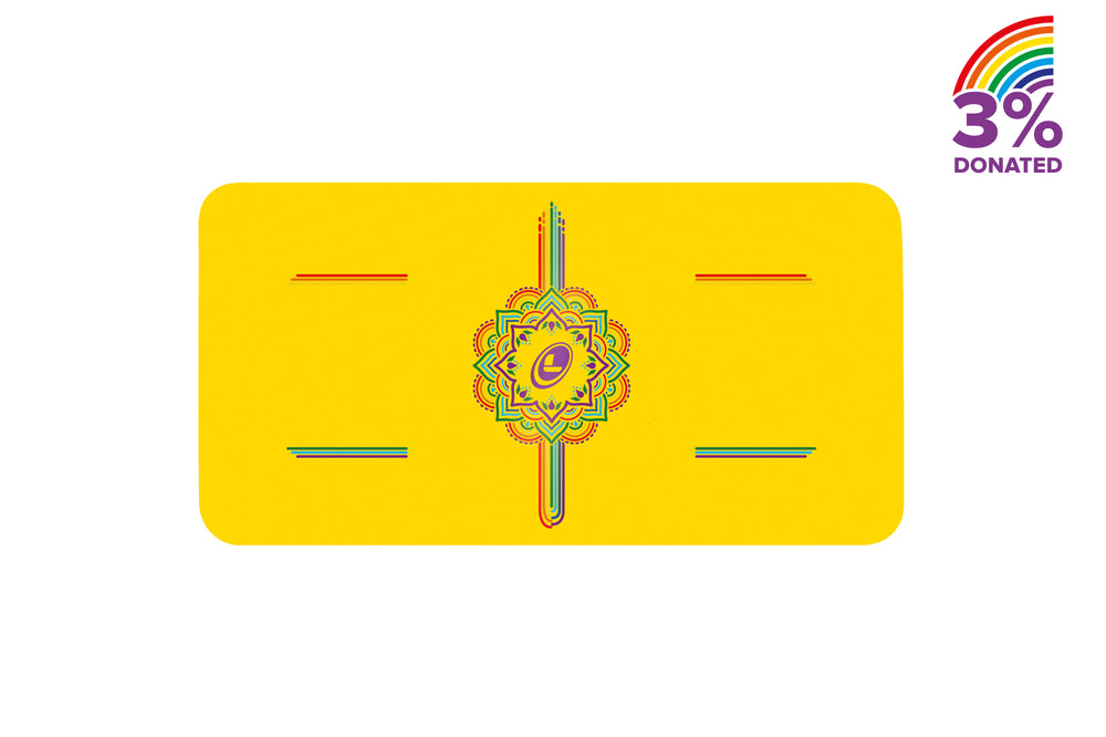 Liforme Rainbow Hope Yoga Pad - Yellow/Rainbow