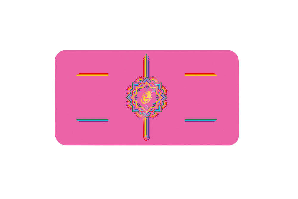 Liforme Grateful Rainbow Yoga Pad Grateful Pink/Rainbow