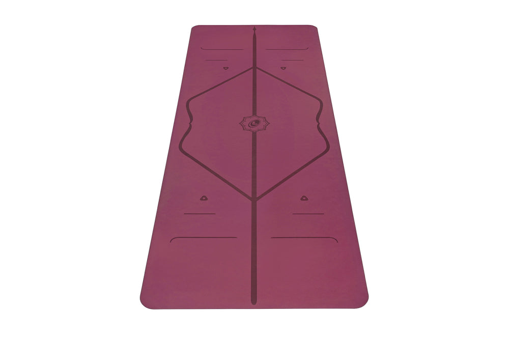 Small Meditation/Yoga Mat - Maroon/Red Elephant from Foot in the East