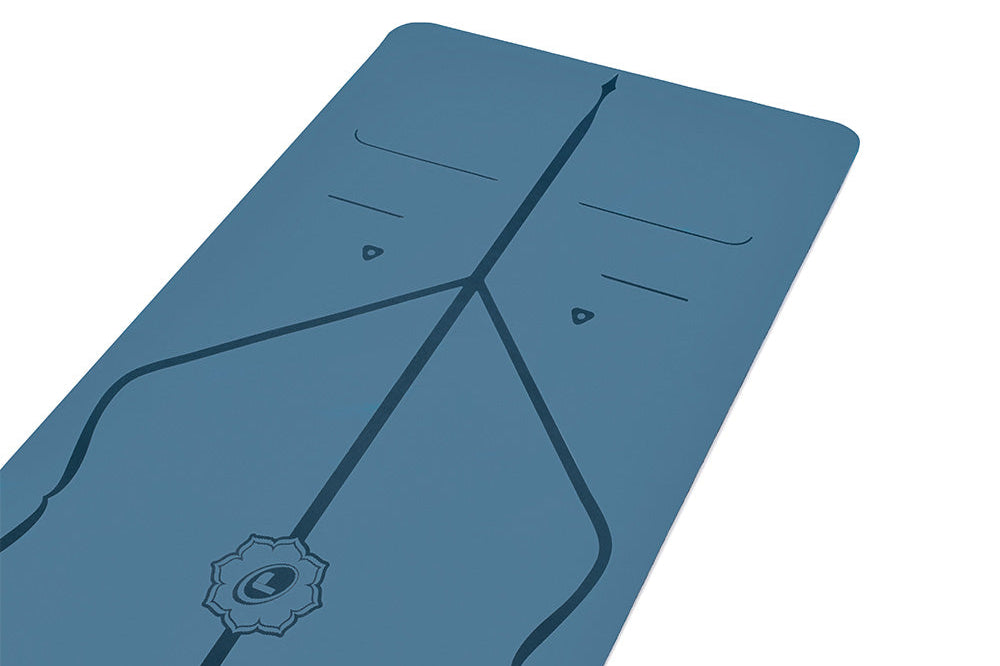 Natural Rubber Yoga Mat, Yoga Mat Position Line