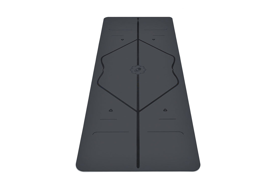 Rubber Alignment Yoga Mat (4mm Thick)