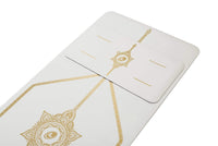 LIFORME 'White Magic' Yoga Mat – White & Gold – STRONGBEE Store