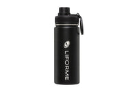 Liforme Water Bottle 520ml - Black image 1