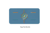 Liforme Blue Sky Rainbow Yoga Mat - Blue/Rainbow